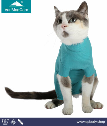 VetMedCare Cat OP Body - Speziell für Katzen - türkis