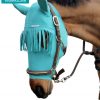 VetMedCare Pferd Kopfschutz und Ohrenschutz mit Fransen
