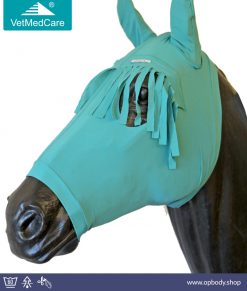 VetMedCare Pferd Kopfschutz und Ohrenschutz mit Fransen