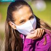 MNS Schutzmaske | Mund Nasen Form Schutzmaske | weiß & hydrophob | 100% wiederverwendbar